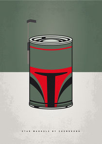 MY STAR WARHOLS BOBA FETT MINIMAL CAN POSTER von chungkong