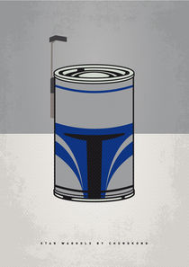 MY STAR WARHOLS JANGO FETT MINIMAL CAN POSTER by chungkong