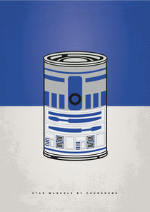 MY STAR WARHOLS R2D2 MINIMAL CAN POSTER von chungkong