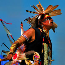 Chippewa grass dancer by Richard Wood