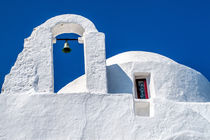 Weiße Kirche von Mykonos von gfischer