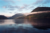 Sunset in Fjord, Norway von intothewide