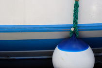 White and blue buoy by Intensivelight Panorama-Edition