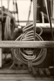 Belaying pins on a tall ship by Intensivelight Panorama-Edition