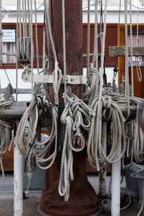 Rigging on a tall ship von Intensivelight Panorama-Edition