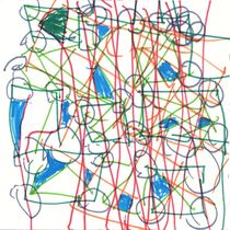 Die TwitterMaschine (Hommage an Paul Klee) by Wolfgang Wende