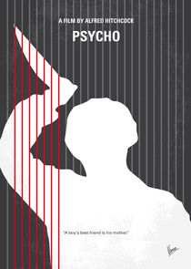 No185 My Psycho minimal movie poster by chungkong