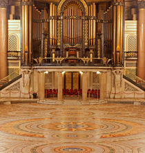 Interior of St Georges Hall, Liverpool by illu