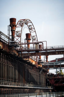 Riesenrad Zeche Zollverein by pixelkoboldphotography