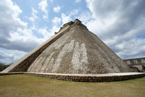 PYRAMID OF THE MAGICIAN Uxmal Mexico by John Mitchell