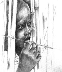 "Protect Our Children" Series - War Refugee von Priscilla Tang