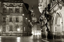 raining day Dresden at night von drachenkind