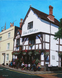 Duke of Wellington Tudor pub Southampton by Martin  Davey