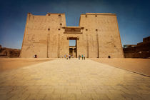 Edfu Temple by David Tinsley