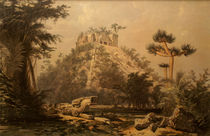 El Castillo at Chichen Itza by Frederick Catherwood von John Mitchell
