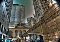 GRAND CENTRAL TERMINAL AND GROPIUS SKYSKRAPPER  IN NYC von Maks Erlikh