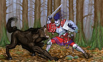 Valiant Sir Belanor and the Dreadful Horse Hound of Famdor Forest von Alexander Werner