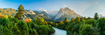 Waxenstein-Loisach-Panorama by Erhard Hess