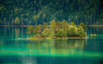 Eibsee mit Surfer 58 von Erhard Hess