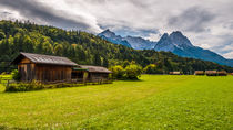 Waxensteinblick in Garmisch by Erhard Hess