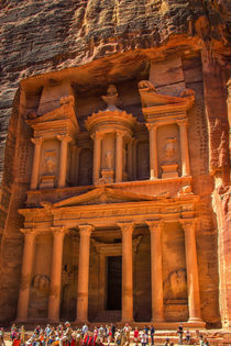 Das Schatzhaus in Petra, Jordanien von gfischer