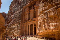Das Schatzhaus in Petra, Jordanien von gfischer