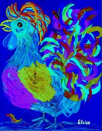 Rooster Blues von eloiseart