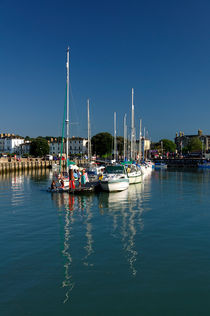 Eastern Side Moorings, Ryde Harbour von Rod Johnson