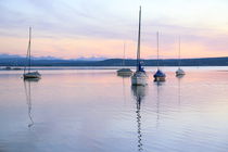 Lake ammersee, on a summer evening von Eva Stadler