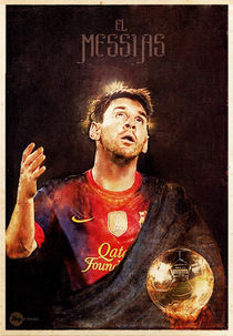 Messi the Messiah - San Messi - El Messias - barca by Hey Frank!