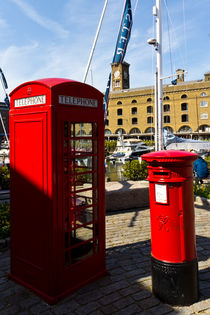 Post Box Phone box von David Pyatt