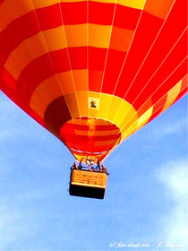 Heißluftballon, Ballonfahrer, Luftfahrt von shark24