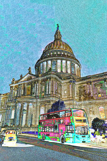 St Pauls Cathedral London Art by David Pyatt