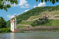 Mäuseturm & Ehrenfels (Rahmen) von Erhard Hess