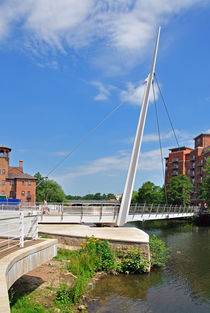 Cathedral Green Footbridge, Derby von Rod Johnson