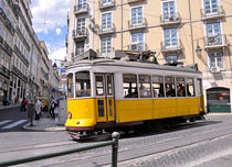 Straßenbahn Lissabon von Daniela  Bergmann