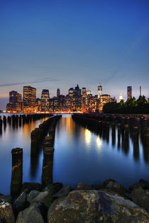 Blue Manhattan von Andrew Paranavitana