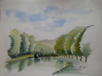 Canal Saone-Marne von Theodor Fischer
