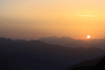 Sonnenaufgang in den Alpen (04) von Karina Baumgart