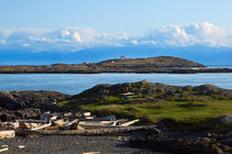 Trial Island and the Strait of Juan de Fuca von Louise Heusinkveld