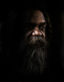 Portrait of an aborigine by Sheila Smart