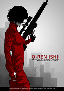 O-Ren Ishii by Michael Petrus