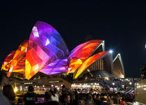 Sydney Opera House during Vivid Festival von Sheila Smart