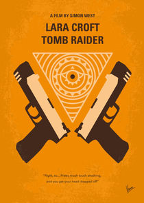 No209 Lara Croft: Tomb Raider minimal movie poster by chungkong