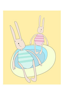 pool bunnies by thomasdesign