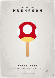 My NINTENDO ICE POP - Mushroom von chungkong