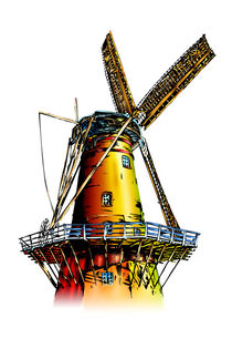 Windmill retro vintage old by Rafal Kulik