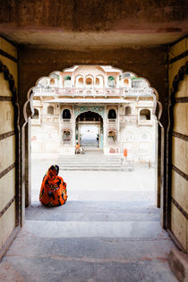 Galta (The Monkey Temple), Jaipur. von Tom Hanslien