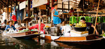 The Damnoen Saduak Floating Market. von Tom Hanslien
