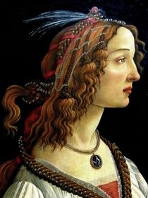 Female portrait. Botticelli. von Maks Erlikh